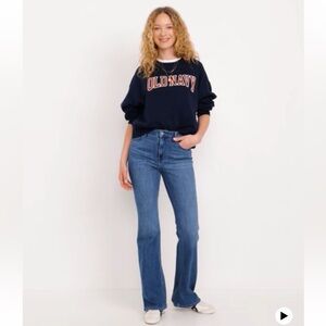 Old Navy Wow High Waisted Flare Jeans 2 SHORT